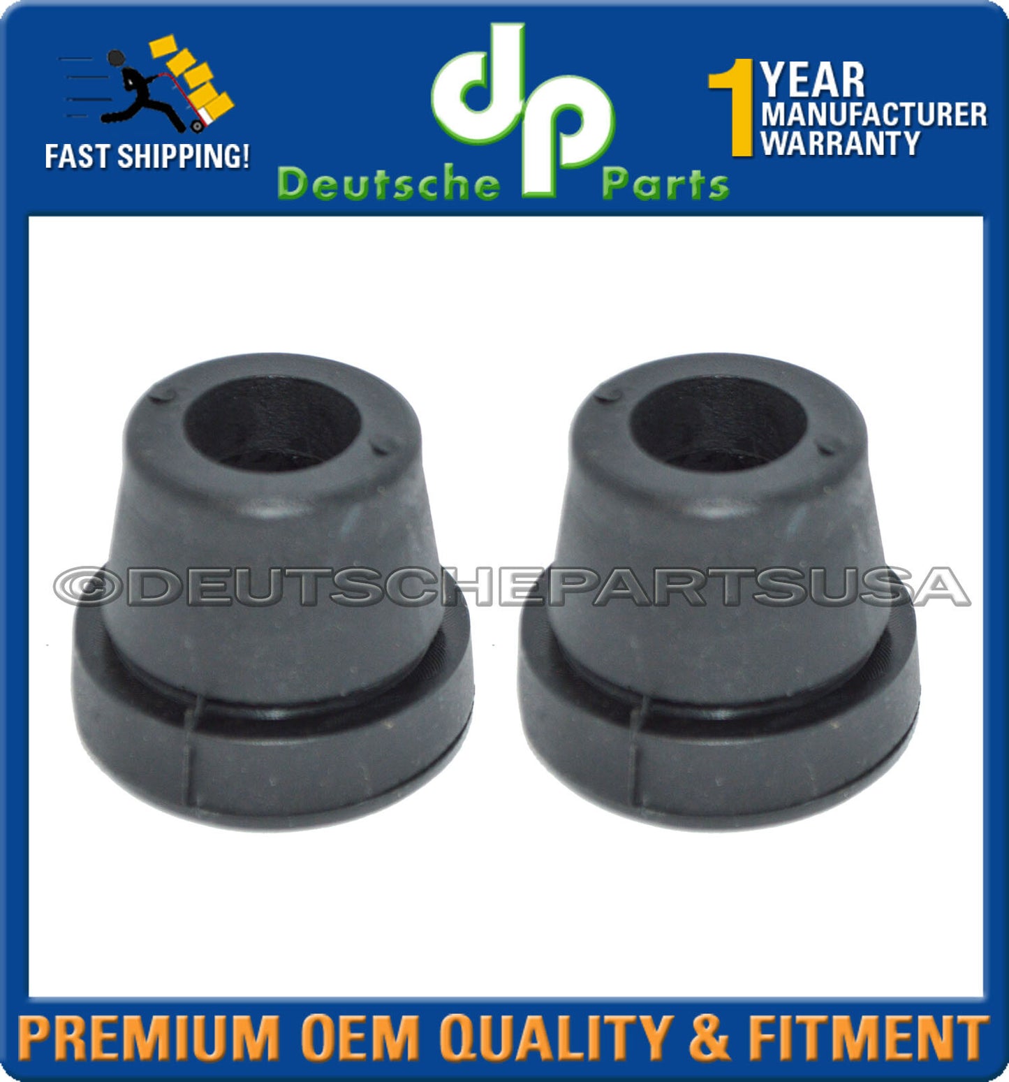 PORSCHE 911 912 914 FRONT AXLE SWAY BAR STABILIZER BEARING Bushing KIT Set 4