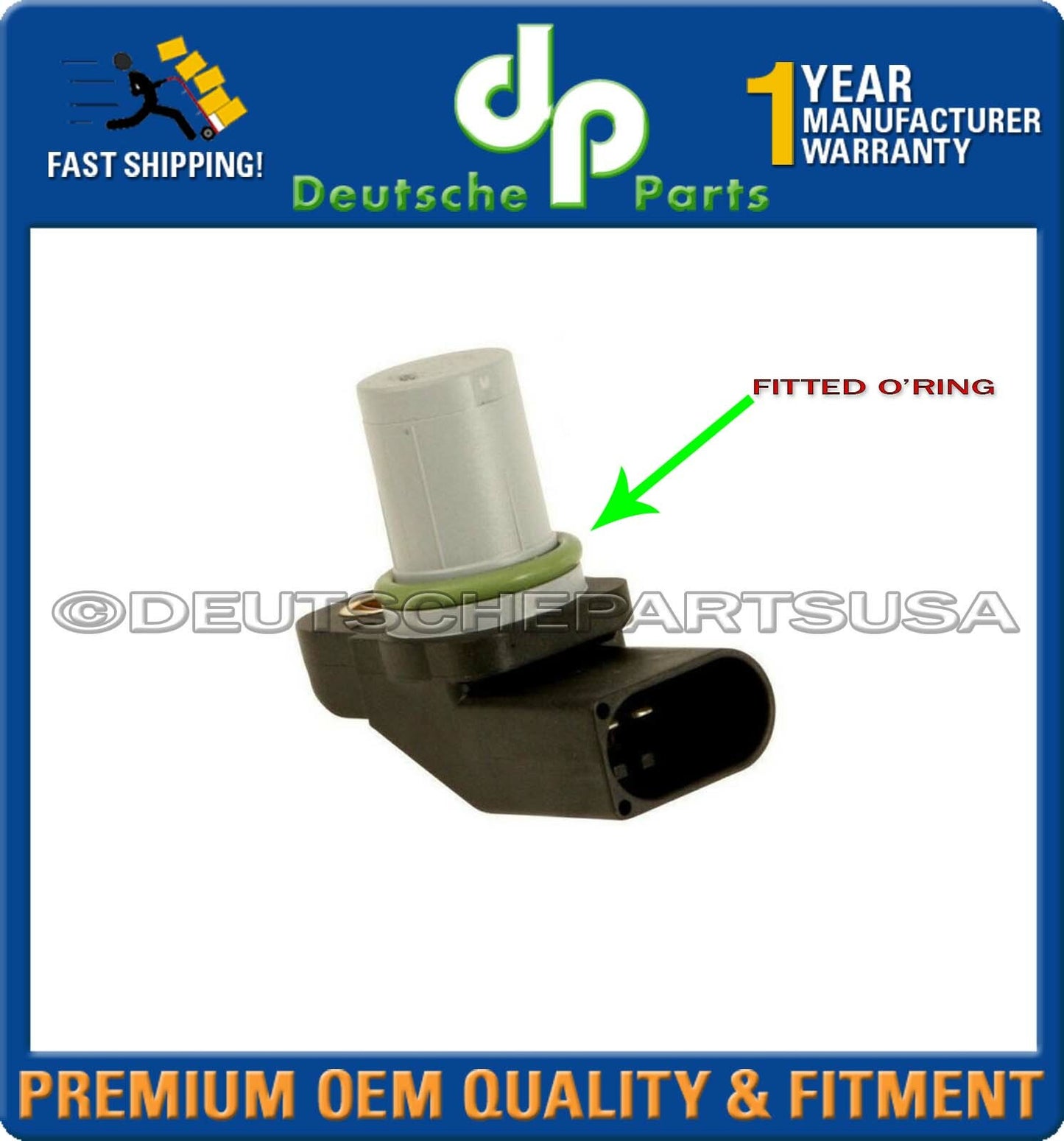 BMW E46 M3 Z3 Z4 Z8 Camshaft Cam Position Sensor Intake O'Ring 13627796054 Set 2