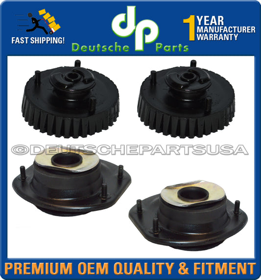 Porsche 911 964 Front + Rear Upper Shock Flange TOP Mount Mounts Bearing Set 4