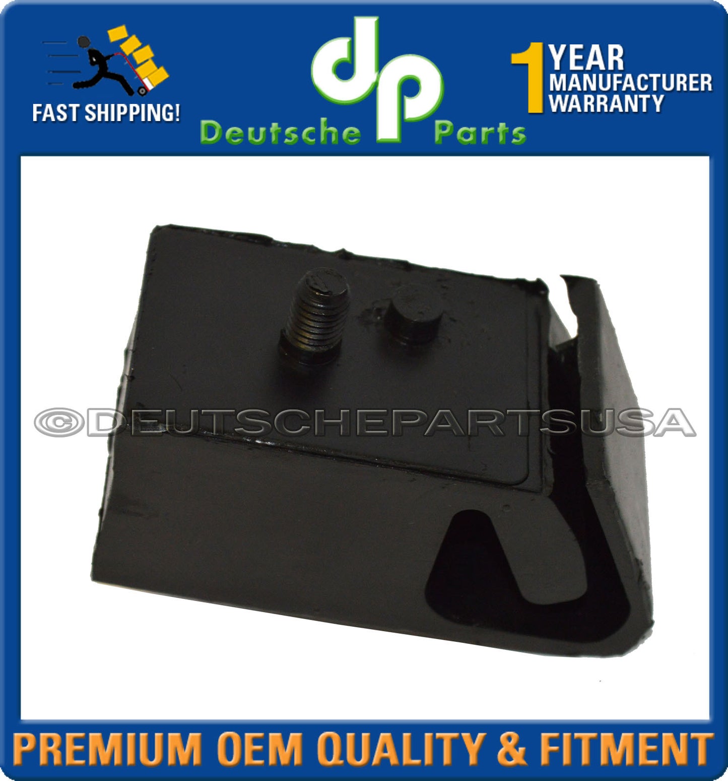 BMW E10 1600 1602 2002 LH Engine Mount Rectangular 11 81 1 109 351 11811109351