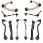 HAMBURG-TECHNIC BRAND  FRONT CONTROL ARM BALL JOINT TENSION STRUT KIT for BMW E70 X5 X6 - DYNAMIC DRIVE 10 PC.