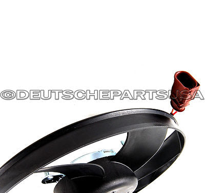 VOLKSWAGEN JETTA RIGHT ENGINE COOLING AUXILIARY FAN MOTOR ASSEMBLY 1K0 959 455ES