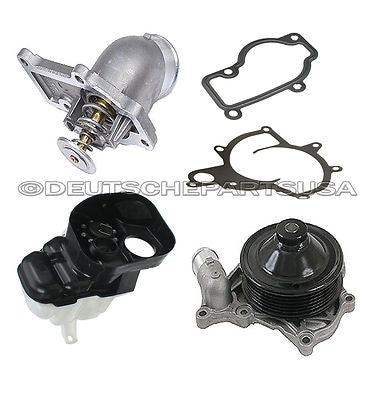 PORSCHE 986 BOXSTER ENGINE WATER PUMP + THERMOSTAT + COOLANT EXPANSION TANK 5 Pc
