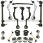 FRONT REAR Control Arm BALL JOINT JOINTS Tie Rod Kit 16 for BMW E34 525i 535i