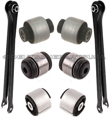 REAR AXLE TRAILING CONTROL ARMS BUSHINGS STRUT SHOCK MOUNTS fr BMW E83 X3 SET 28