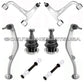 MERCEDES W163 ML Rear Control Arm Arms Ball Joint Joints Strut Arm Tie Rod Kit 8