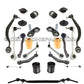 FRONT REAR CONTROL ARM STRUT ENGINE MOUNT CENTER TIE ROD KIT FOR BMW E38 740iL