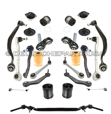 FRONT REAR CONTROL ARM STRUT ENGINE MOUNT CENTER TIE ROD KIT FOR BMW E38 740iL