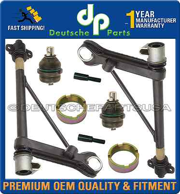 PORSCHE 911 912 Lower Control Arm Arms Ball Joint Joints Bushing NUT PIN Set 8