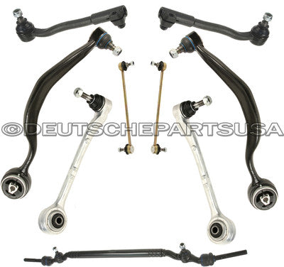 FRONT CONTROL THRUST TRACTION ARM CENTER TIE ROD SWAY BAR KIT 9pc for BMW E38