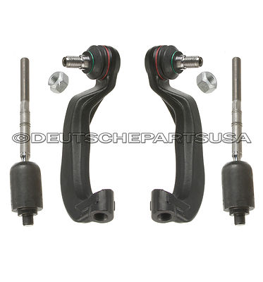 MERCEDES W220 4MATIC 4-MATIC INNER OUTER STEERING TIE ROD RODS + RACK BOOT KIT 6