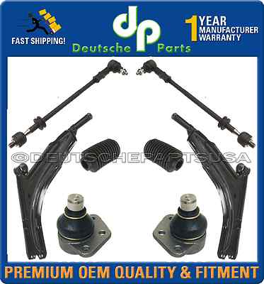 PORSCHE 924S 924 S Control Arm Arms Ball Joint Joints Tie Rods 171407153D 8pcs