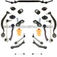 FRONT + REAR CONTROL ARMS TIE RODS MOTOR STRUT MOUNTS SUSPENSION KIT for BMW E38
