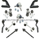 MERCEDES W210 Front Control Arm Arms Ball Joint Joints Sway Bar Tie Rod Rods Kit