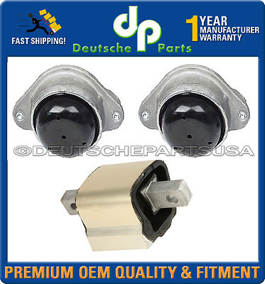Mercedes W140 S320 R129 SL320 SL500 Engine Motor Transmission Mount Mounts Set 3