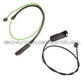 FRONT REAR BRAKE PAD WEAR SENSORS 34352227385 34351181342 PAIR for BMW E36 M3