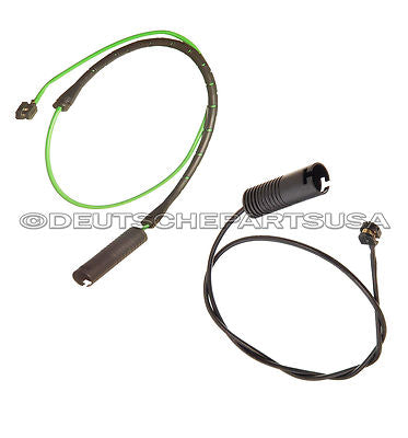 FRONT REAR BRAKE PAD WEAR SENSORS 34352227385 34351181342 PAIR for BMW E36 M3
