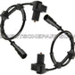 VOLKSWAGEN EUROVAN FRONT AXLE LEFT RIGHT WHEEL ABS SPEED SENSOR SENSORS