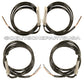 MERCEDES SPRINTER FRONT + REAR ABS SPEED SENSOR SET 4 - 2000 01 02 03 04 05 06