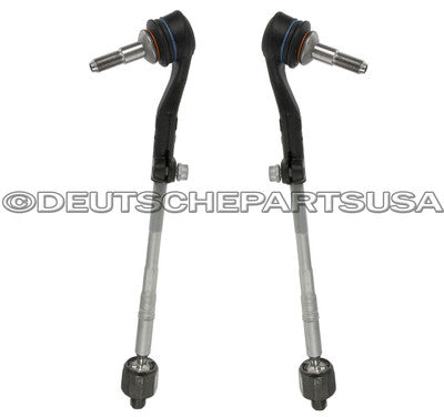 STEERING TIE RODS INNER + OUTER + RACK BOOT for BMW E90 E91 E92 E81 E80 SET 4