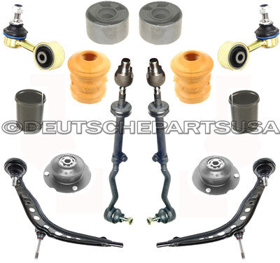 CONTROL ARM ARMS BALL JOINT TIE ROD STRUT MOUNT for BMW E30 SUSPENSION KIT 14