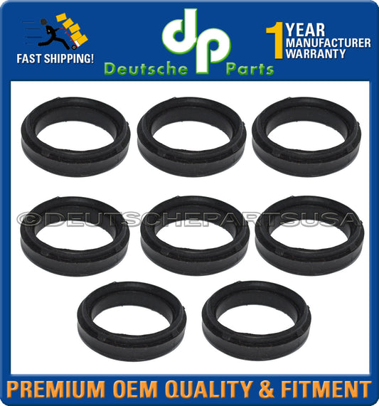 Mercedes R107 W116 W124 Seal Ring -Upper Intake Manifold To Plenum Chamber SET 8