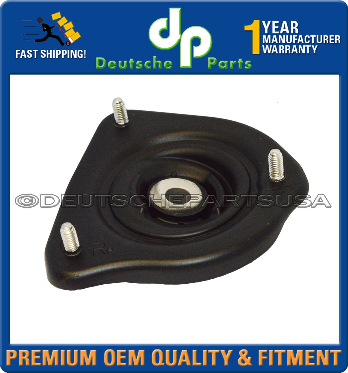 PORSCHE 997 911 C4 4S TURBO FRONT Upper Suspension Strut Shock Mount Mounts SET