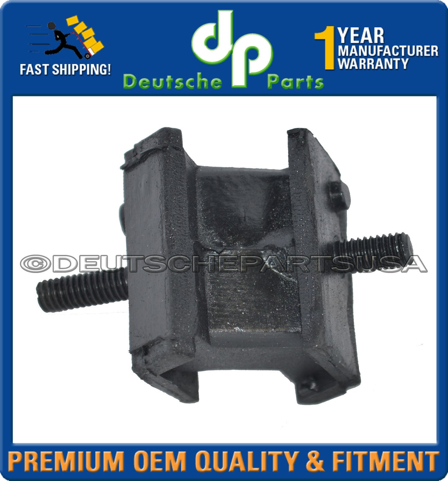 BMW E34 Rear Left + Right Auto Transmission Mount 24701138427 24701138428 Set 2