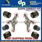 JAGUAR XK XKR Rear Lower Control Arm Fluid Hydrabush HYDRA bushings SET 6