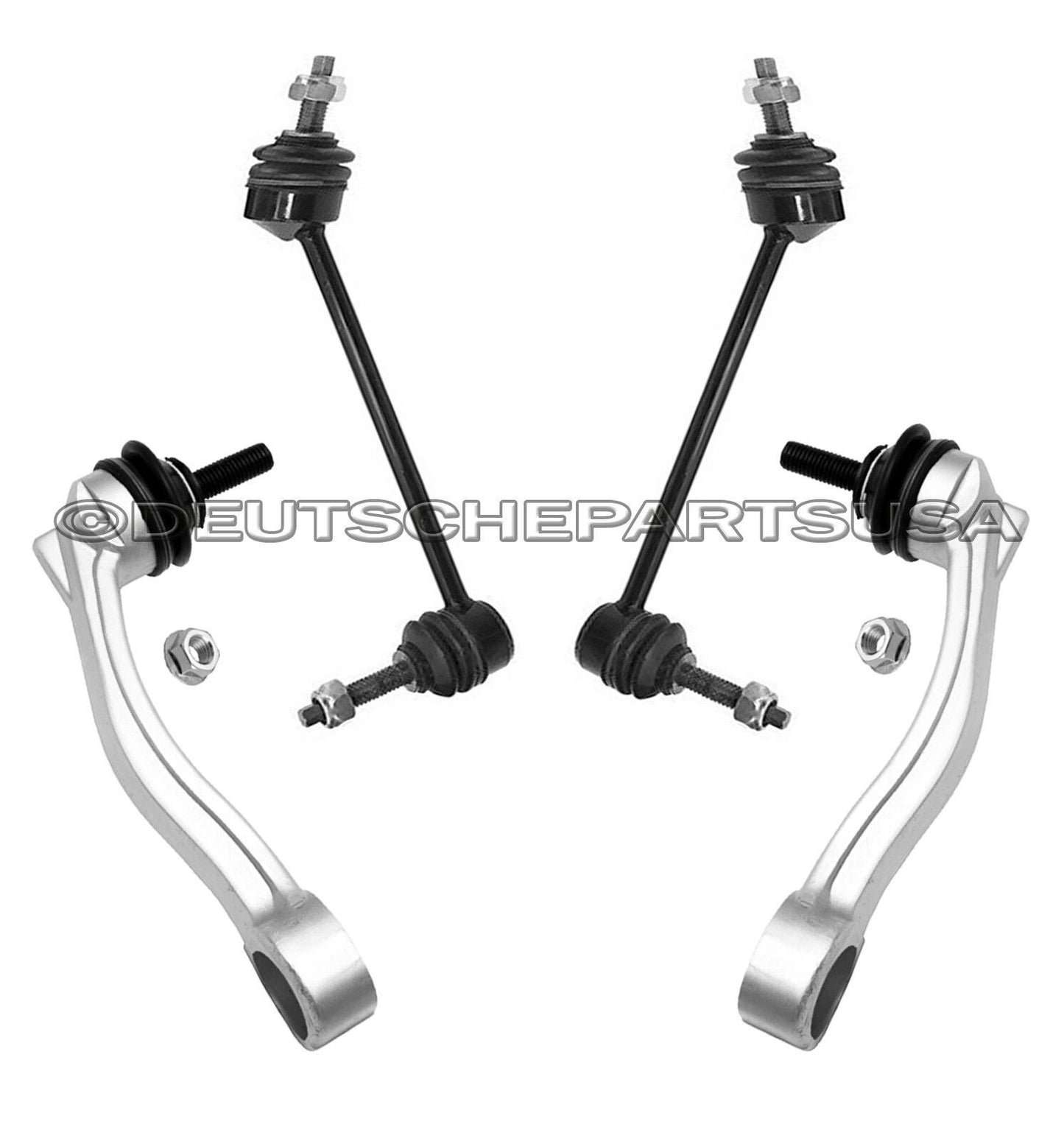 JAGUAR FRONT + REAR SWAY STABILIZER BAR LINKS C2C18572 C2C18573 C2D24220 SET 4