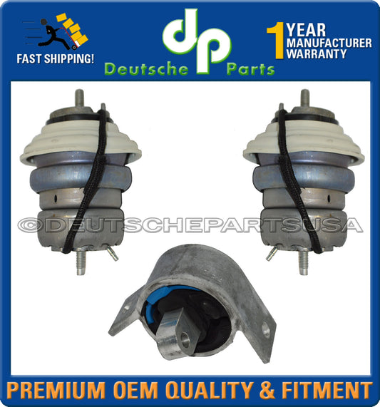 Jaguar XF 2009-2015 Diesel 3.0 Engine Transmission Mount C2D6341 C2D 6341 Set 3