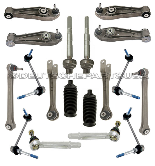 PORSCHE 987 BOXSTER CAYMAN FRONT REAR Control ARMS Ball Joints SUSPENSION Kit 18
