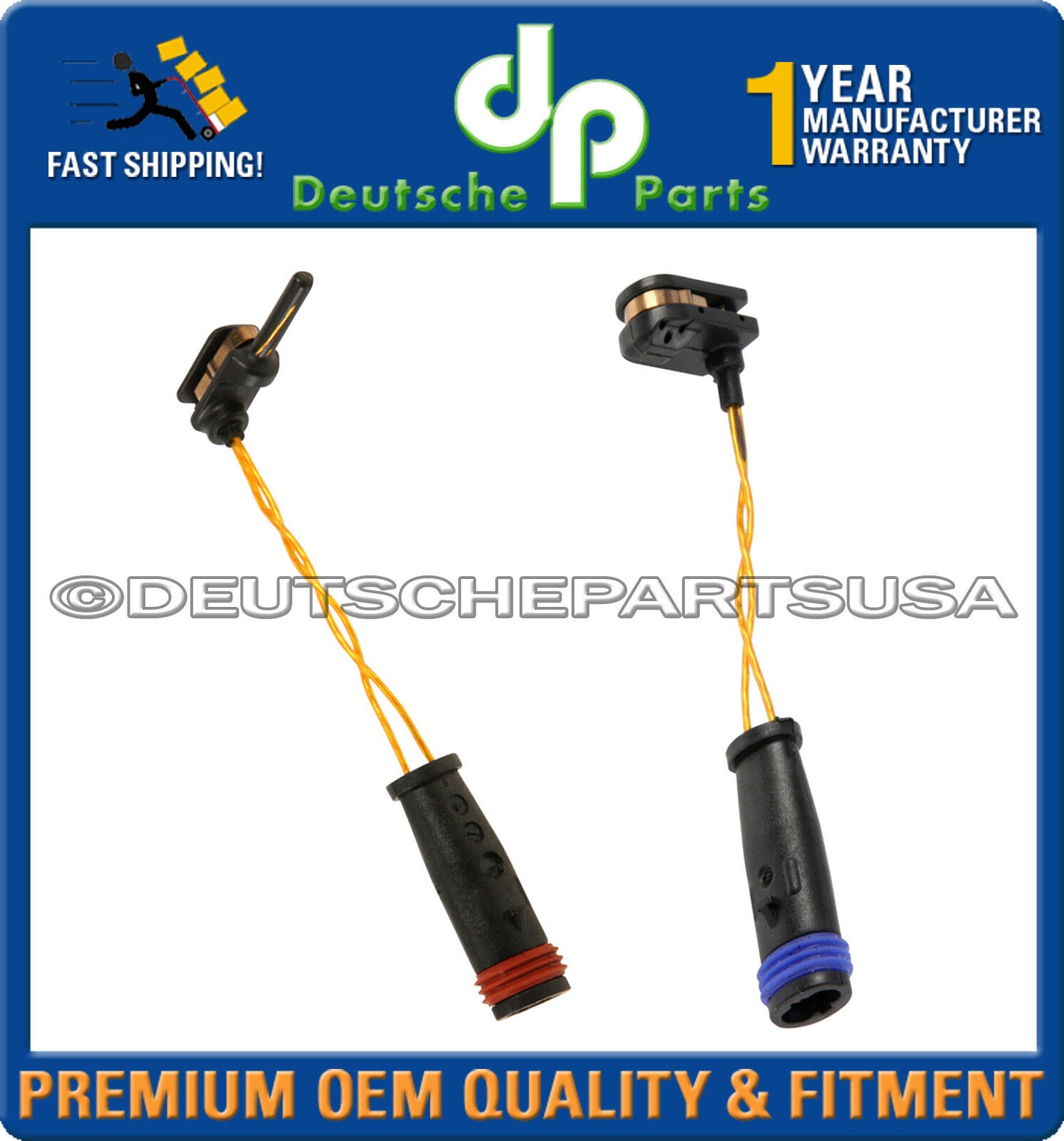 MERCEDES E500 E550 S430 S500 4Matic BRAKE PAD WEAR SENSOR SENSORS INDICATOR SET