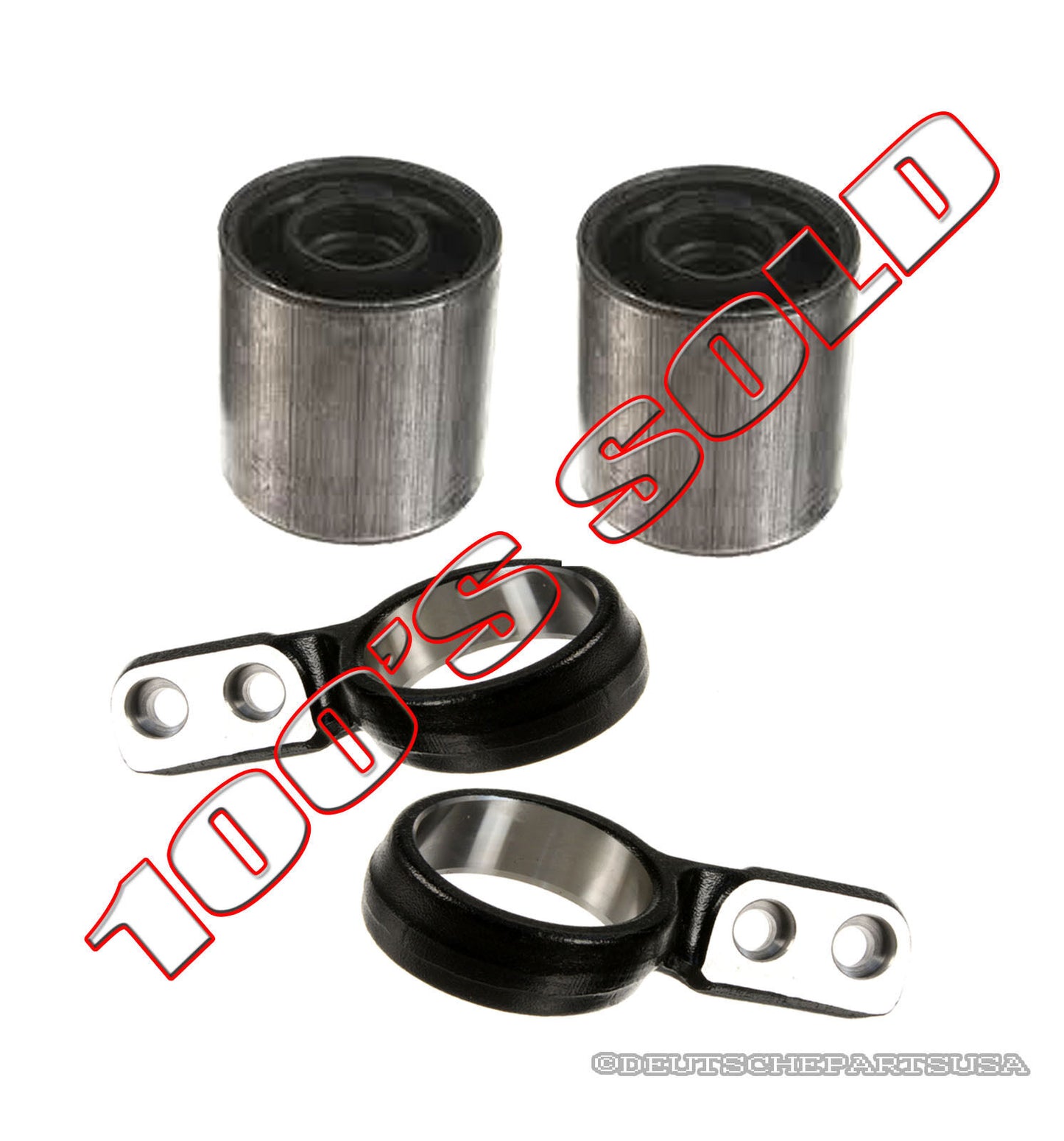 CONTROL ARM ARMS BUSHING BUSHINGS RETAINER BRACKET for BMW E46 325Xi 330xi SET 4