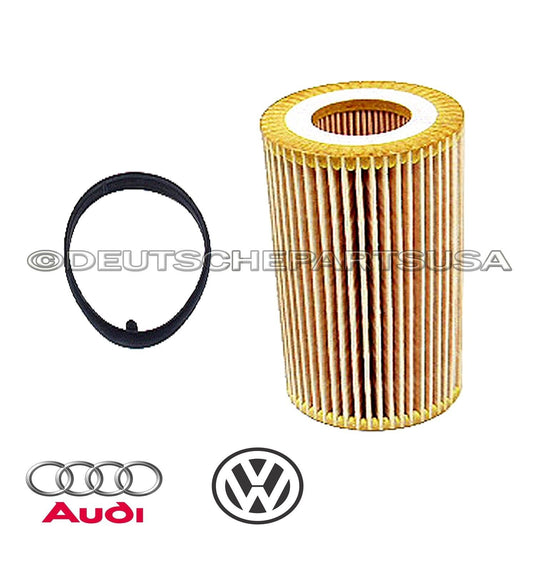 ORIGINAL AUDI A3 A4 TT VOLKSWAGEN GTI GOLF JETTA PASSAT OIL FILTER KIT CARTRIDGE