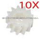 10 x New For BMW E36 3 Series Reclining Seat White Gear Replacement Repair Kit