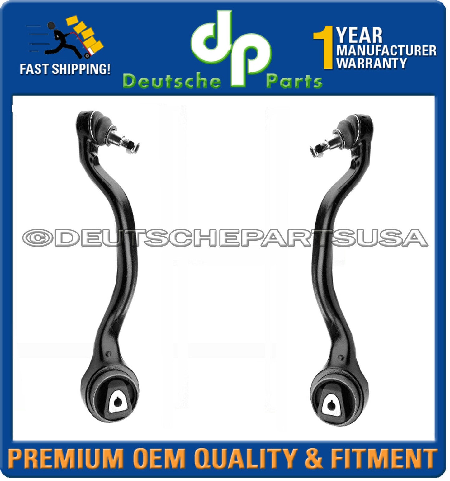 FRONT LOWER CONTROL ARMS TENSION STRUTS BALL JOINT BUSHING for BMW E70 X5 X6 SET