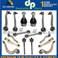 Porsche Macan UPPER LOWER Control Arm Ball Joint Tie Rod Motor Suspension Kit 25