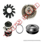 ALUMINUM WATER PUMP METAL PULLEY FAN BLADE HEAVY DUTY CLUTCH for BMW E36 SET 4