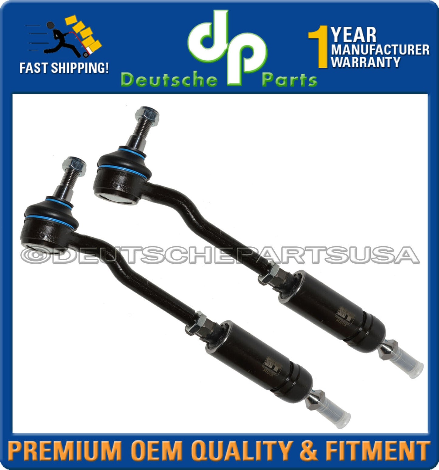 Porsche 993 911 STEERING Tie Rod Rods Inner Outer LH + RH 99334703103 Set of 2
