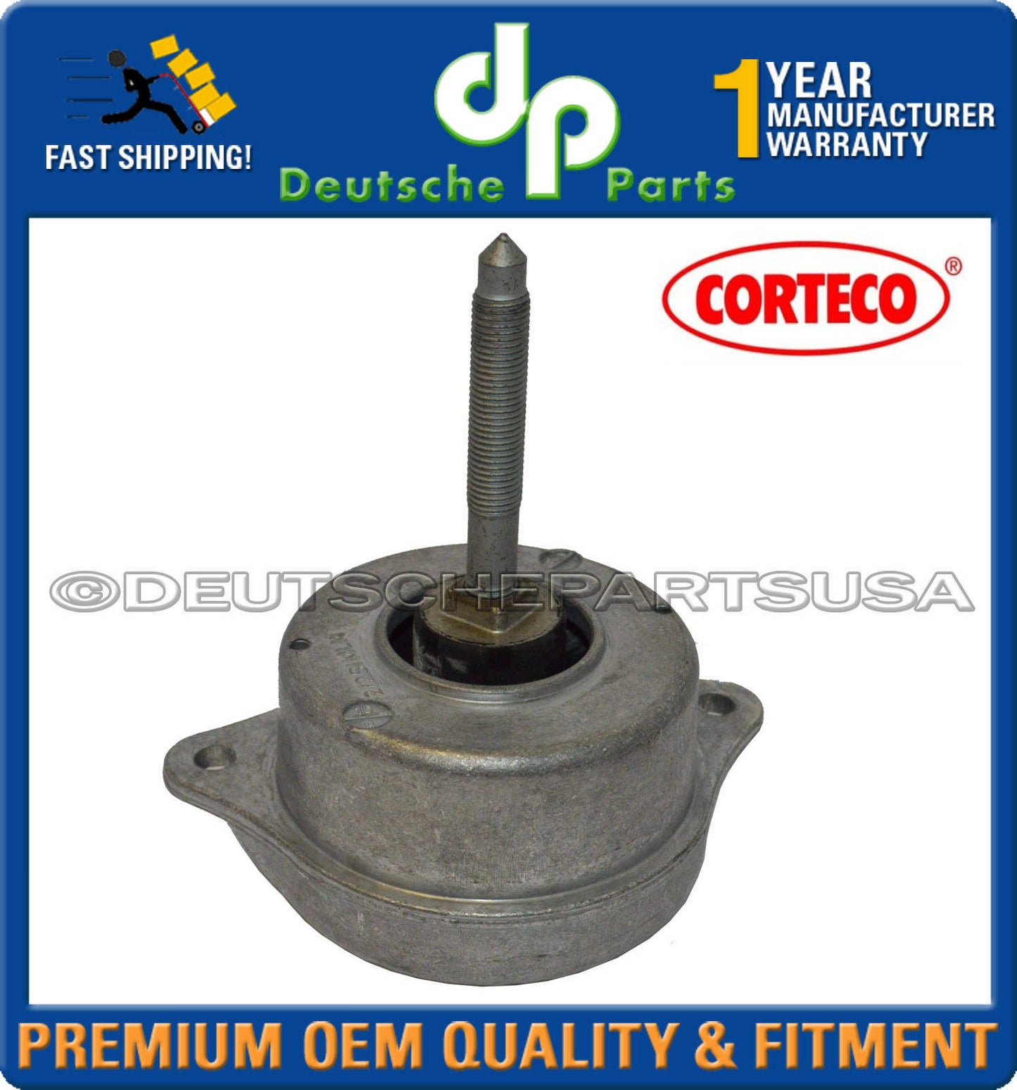 Porsche 911 997 C2 C4 Turbo Left + Right Engine Mount 997 375 049 08 Set of 2