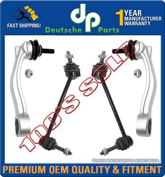 JAGUAR FRONT + REAR SWAY STABILIZER BAR LINKS C2C18572 C2C18573 C2D24220 SET 4