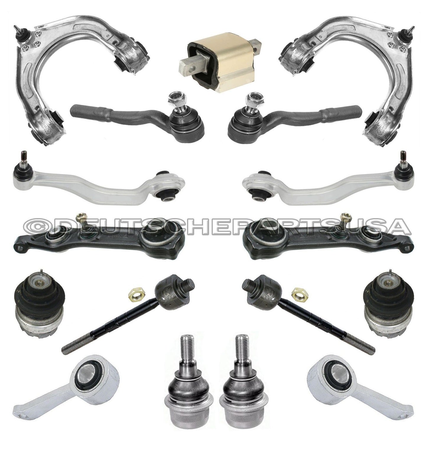 Mercedes W211 E280 Control Arms Ball Joints ENGINE Motor MOUNTS SUSPENSION Kit