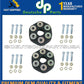 MERCEDES W108 W126 280 300 SE C FLEX DISC PROPELLER SHAFT KIT 1264100215 Set 2