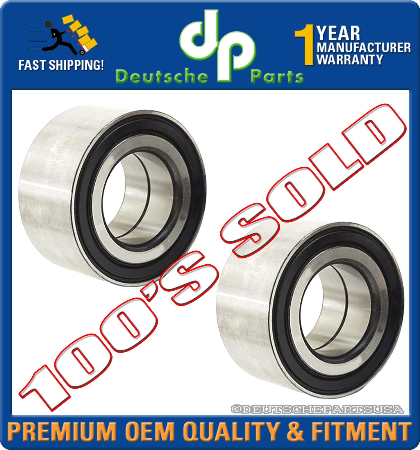 REAR WHEEL BEARING BEARINGS 2 x 33411134549 SET L R for BMW E23 E24 E32 E38 E34