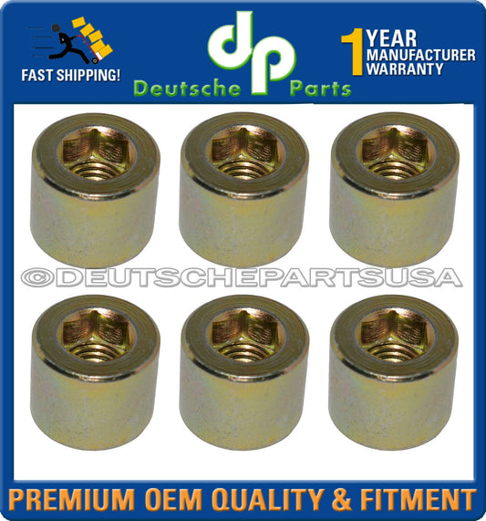 Porsche 911 930 Barrel Nut for Exhaust Mainfold 999 085 001 02 Zinc Set of 6