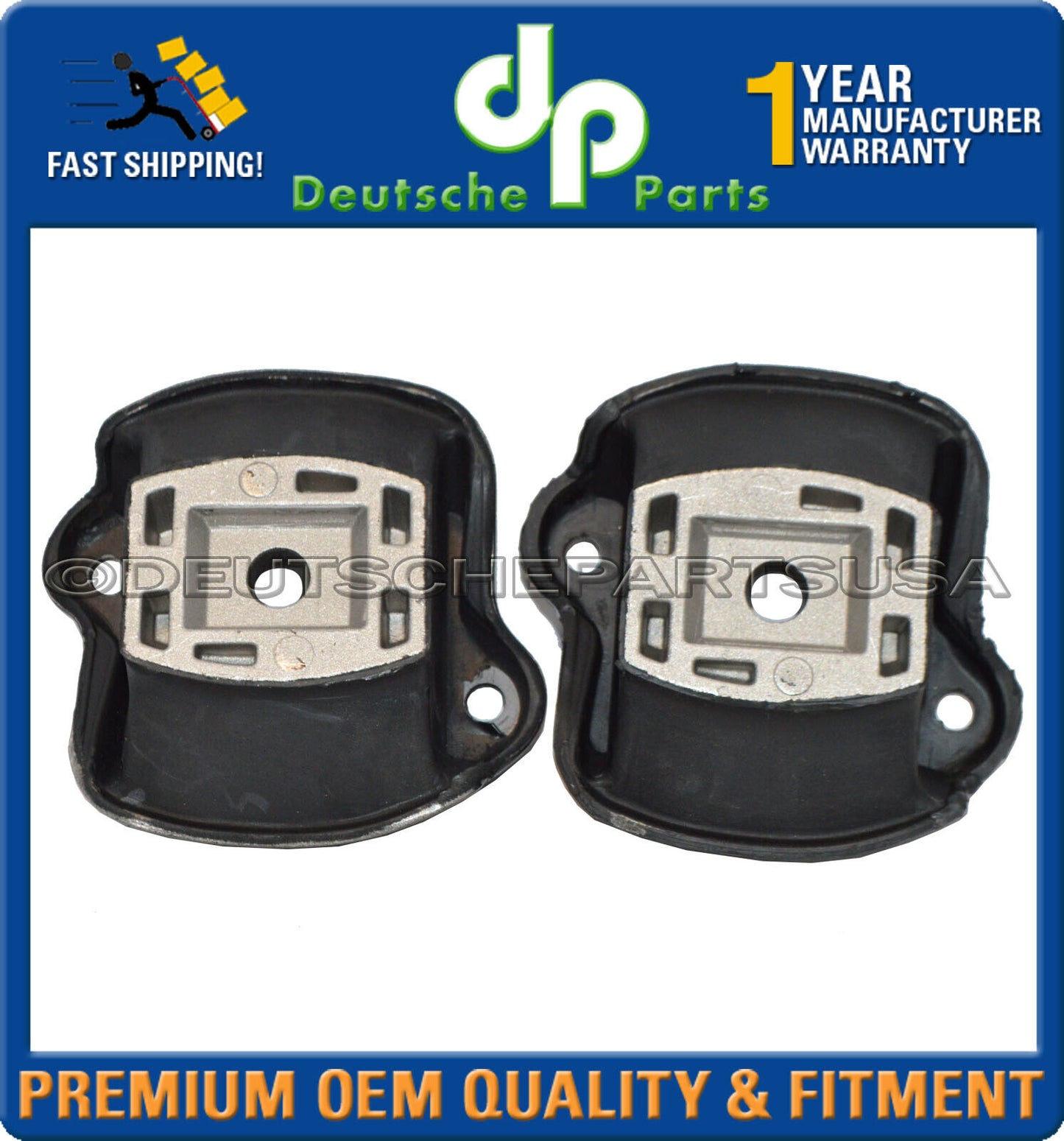 Mercedes R107 SL Engine Motor Mount Mounts 1072412513 A1072412513 LEFT+RIGHT SET