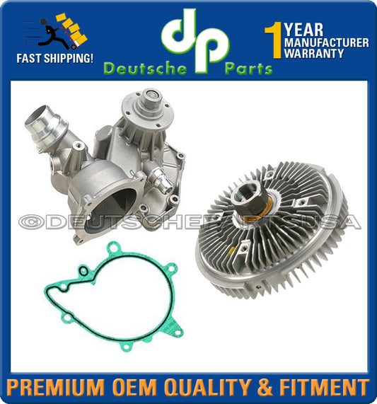 LAND ROVER RANGE ROVER WATER PUMP METAL IMPELLER + RADIATOR FAN CLUTCH SET 3