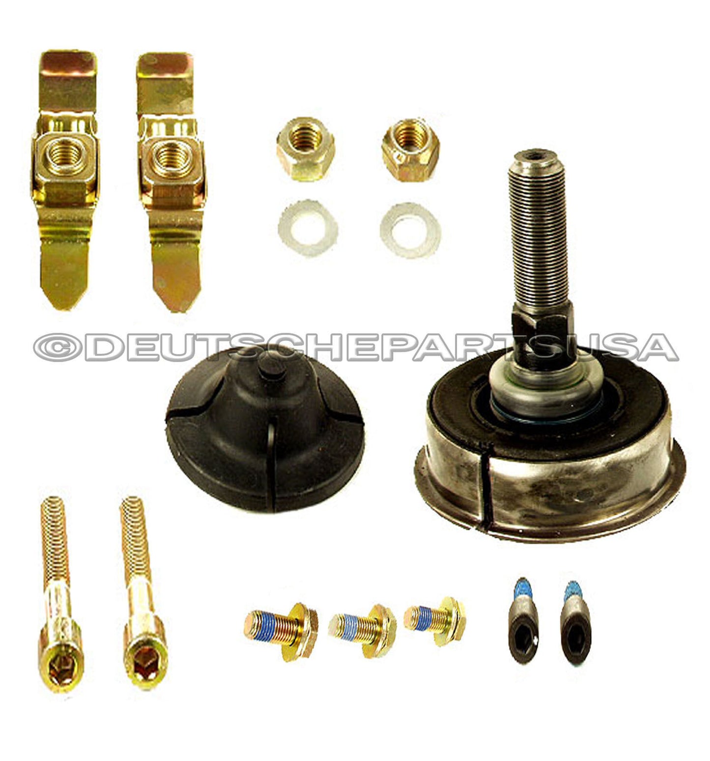 MERCEDES W126 FRONT GUIDE ROD TRACK STRUT MOUNT Kit 126 330 13 35 1263301335