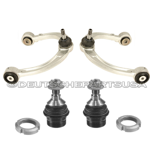 Mercedes W164 W251 FRONT UPPER CONTROL ARM ARMS + LOWER BALL JOINT JOINTS SET 4